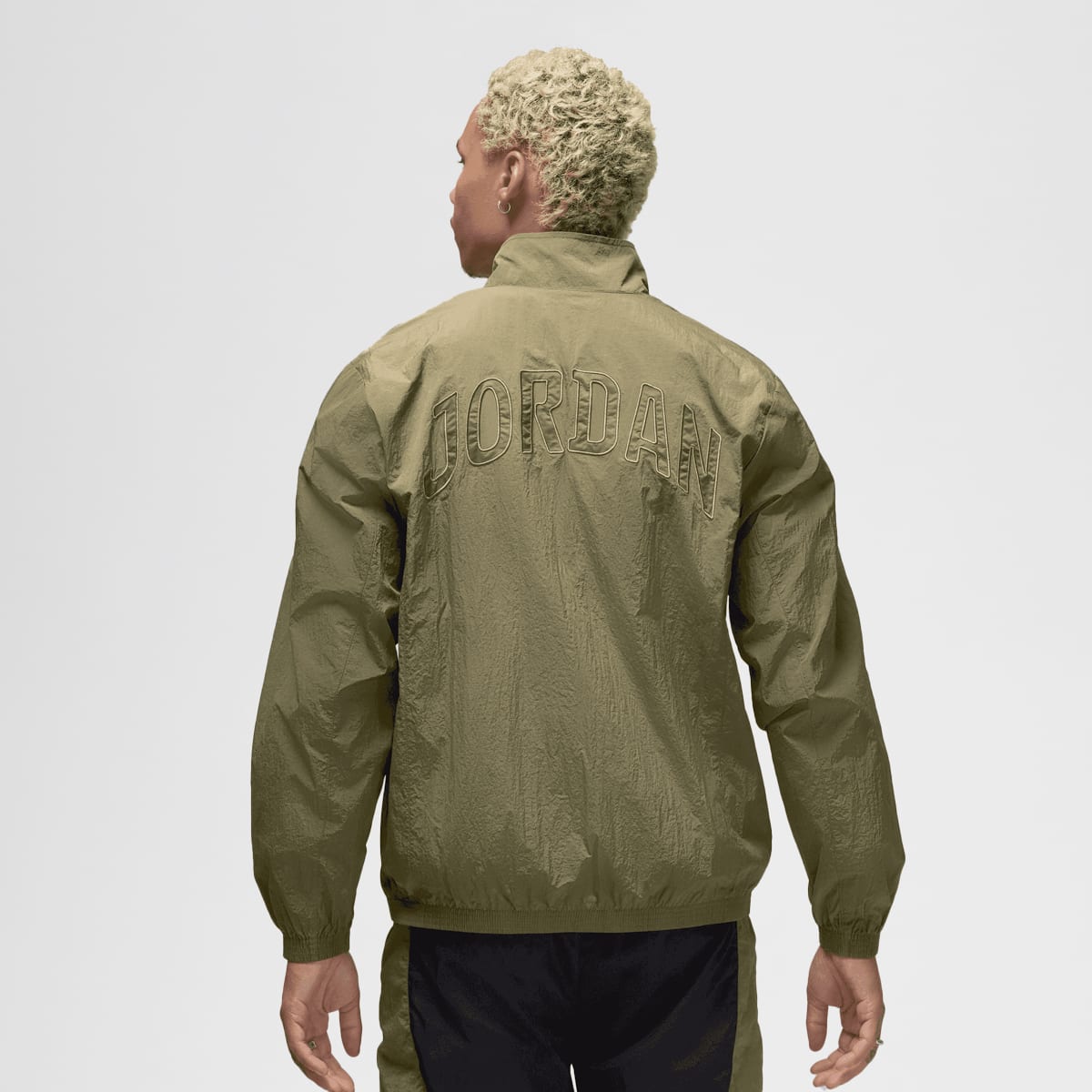Jordan Essentials Jacket men Trainingspakken groen Maat S Kleding
