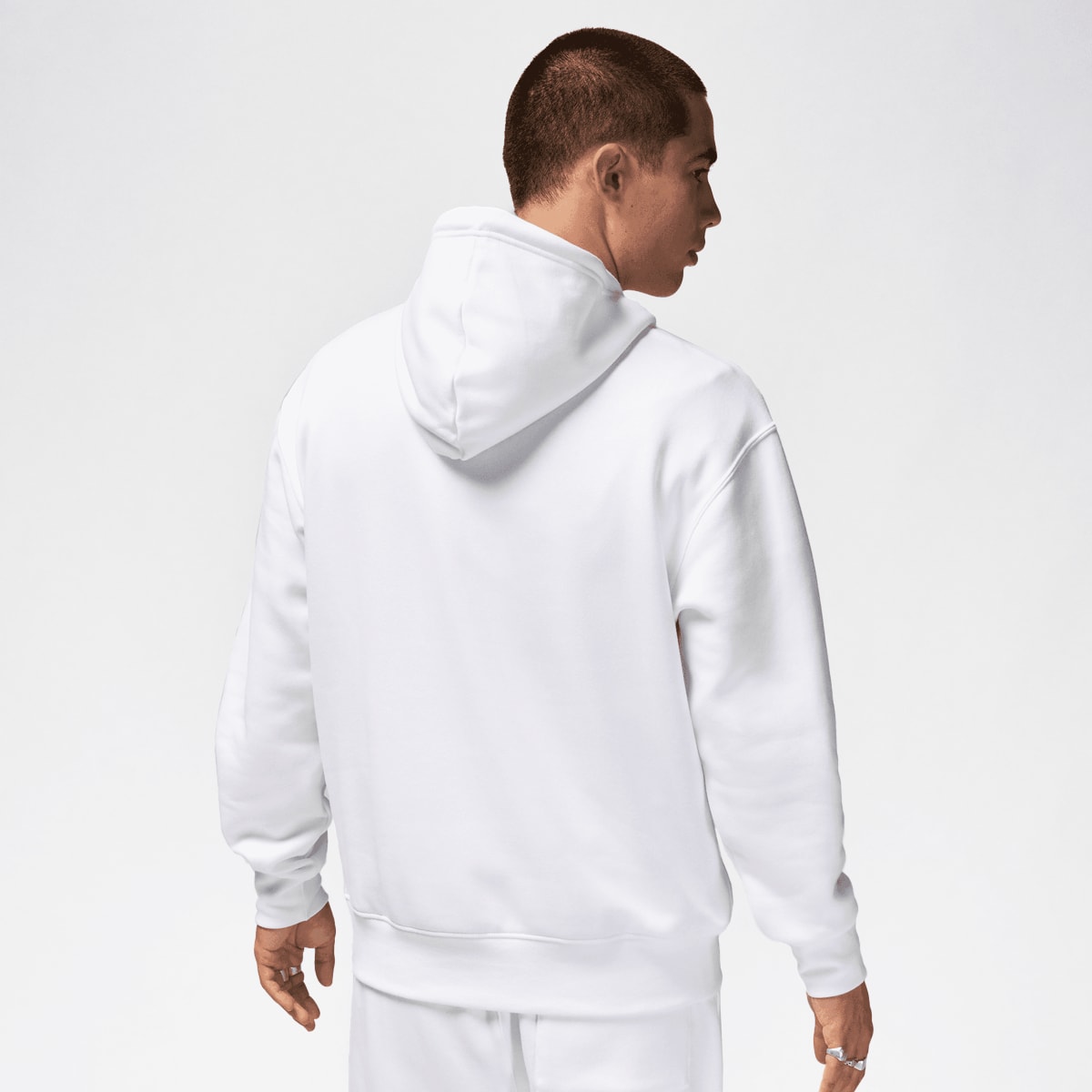 Jordan Essential Fleece Baseline Hoodie men Hoodies & Sweaters wit Maat S Kleding