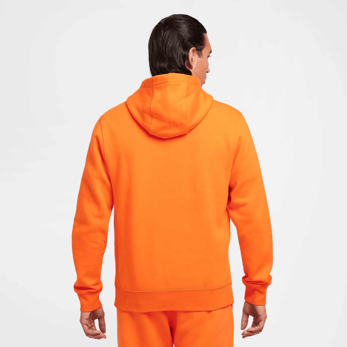 Jordan Sportswear Club Fleece Hoodie Hoodies & Sweaters in oranje formaten: S