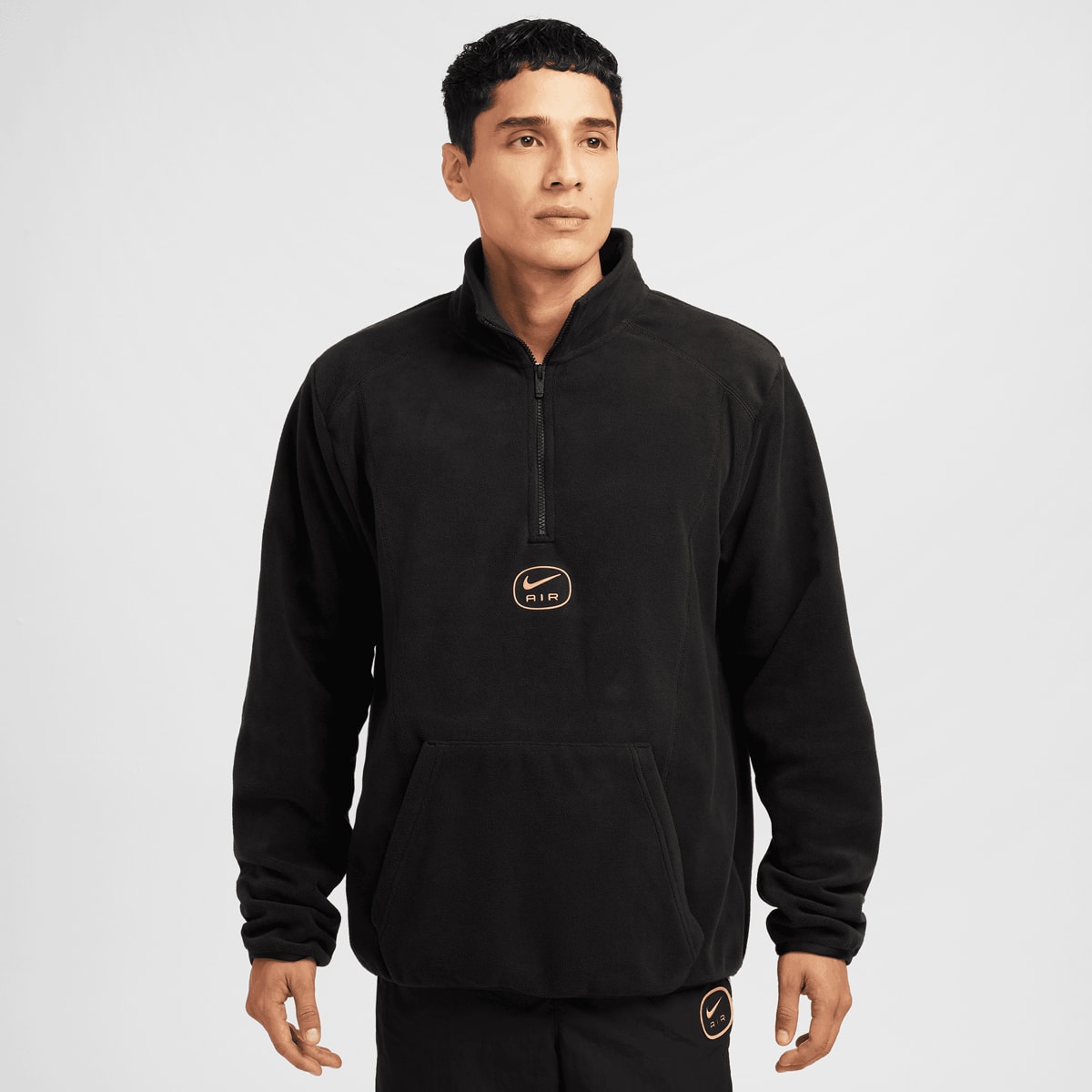 Nike, Sportswear Swoosh Air Half-Zip Polar Fleece, black