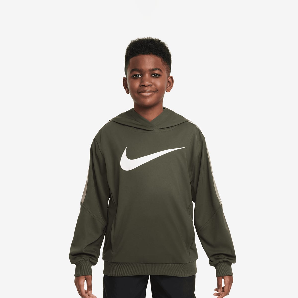 Nike, Sportswear Club+ Poly Hoodie, green