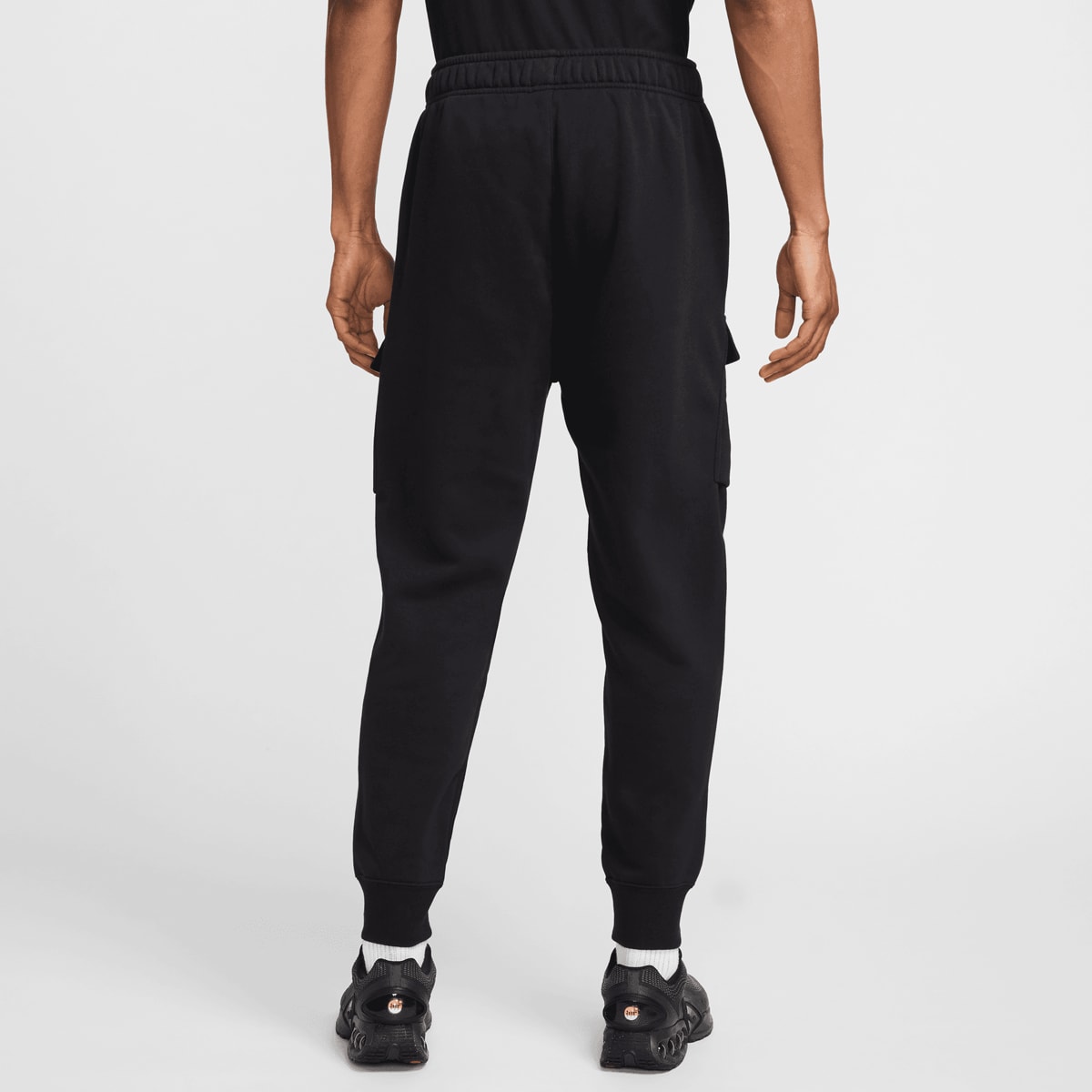 Nike Sportswear Swoosh Air Fleece Cargo Pants men Trainingsbroeken zwart Maat XL Kleding