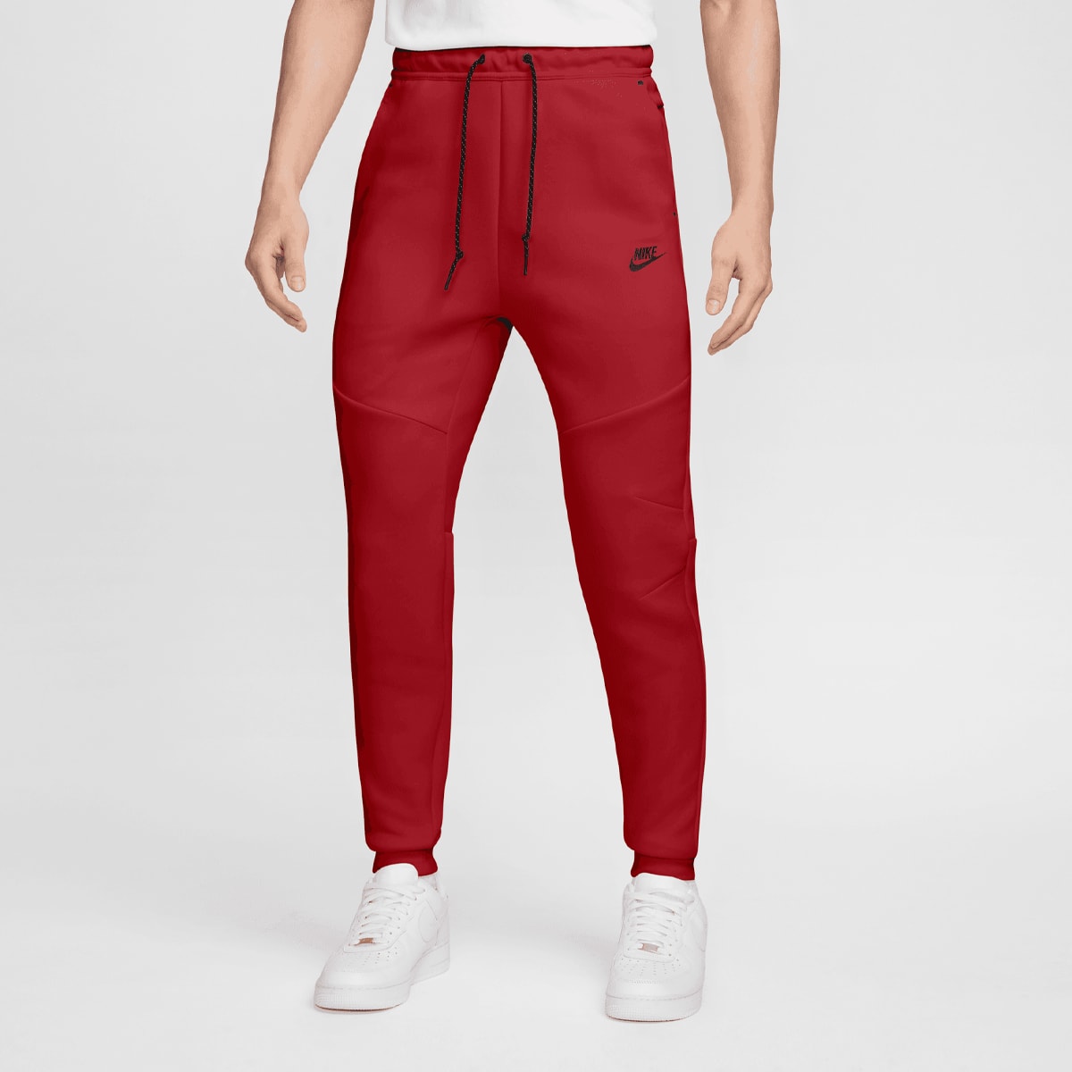Nike Tech Fleece Jogger Trainingsbroeken in rood formaten: XL
