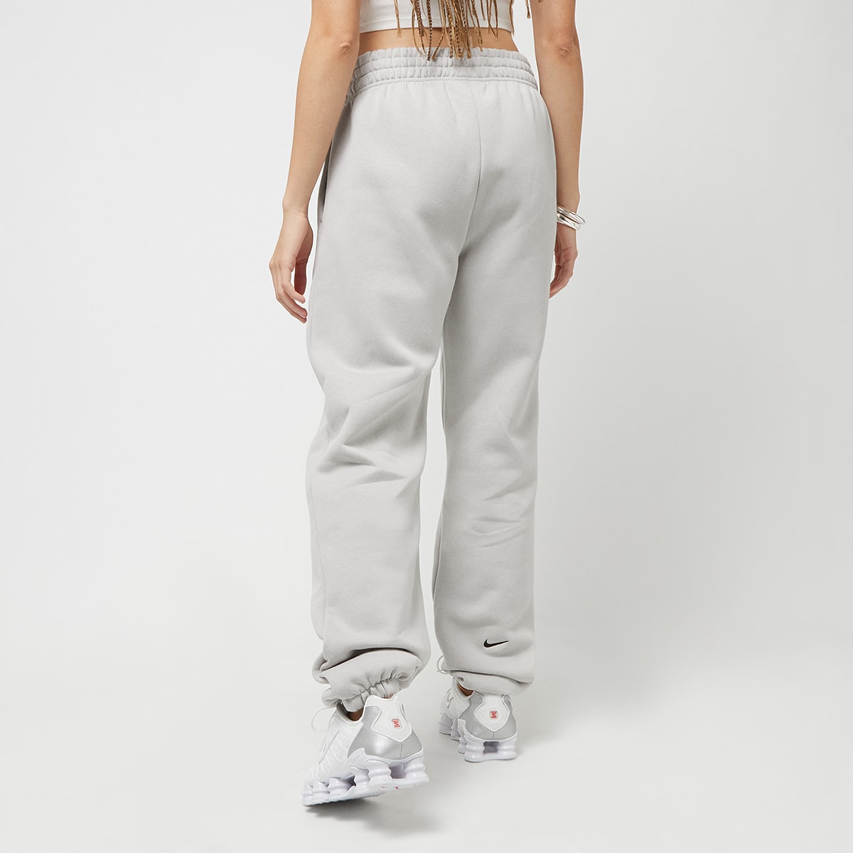 Nike Wmns Sportswear Fleece Pant Trainingsbroeken in grijs formaten: M