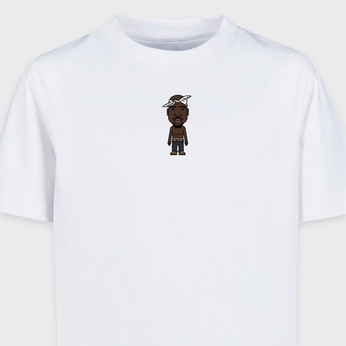 Mister Tee Kids LA Sketch unisex T-Shirts wit Kleding
