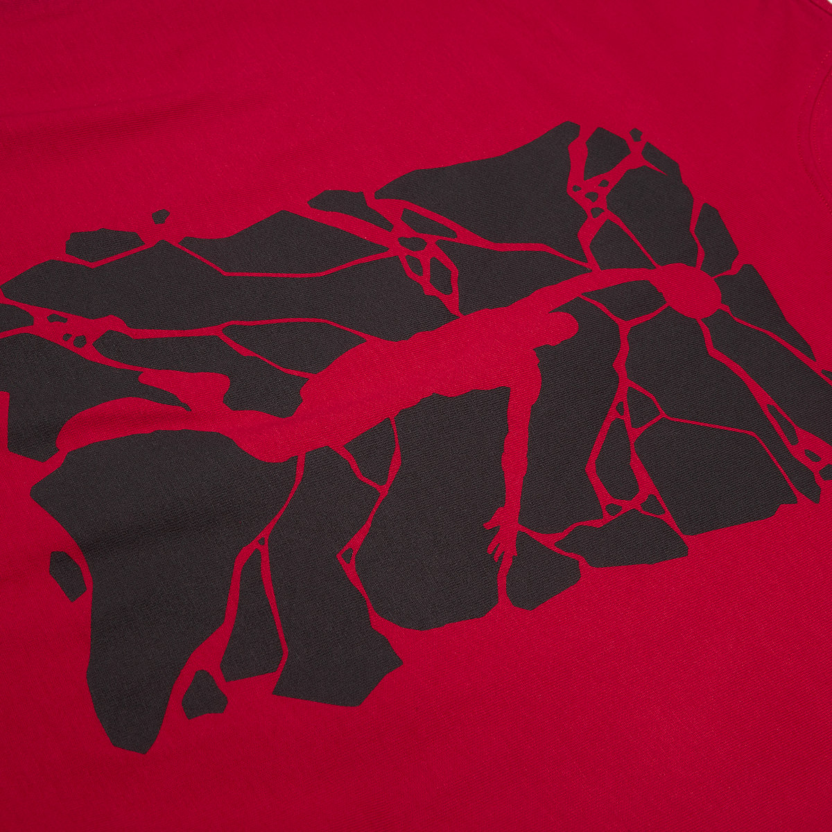Mister Tee Kids Basketball Splitters unisex T-Shirts rood Kleding