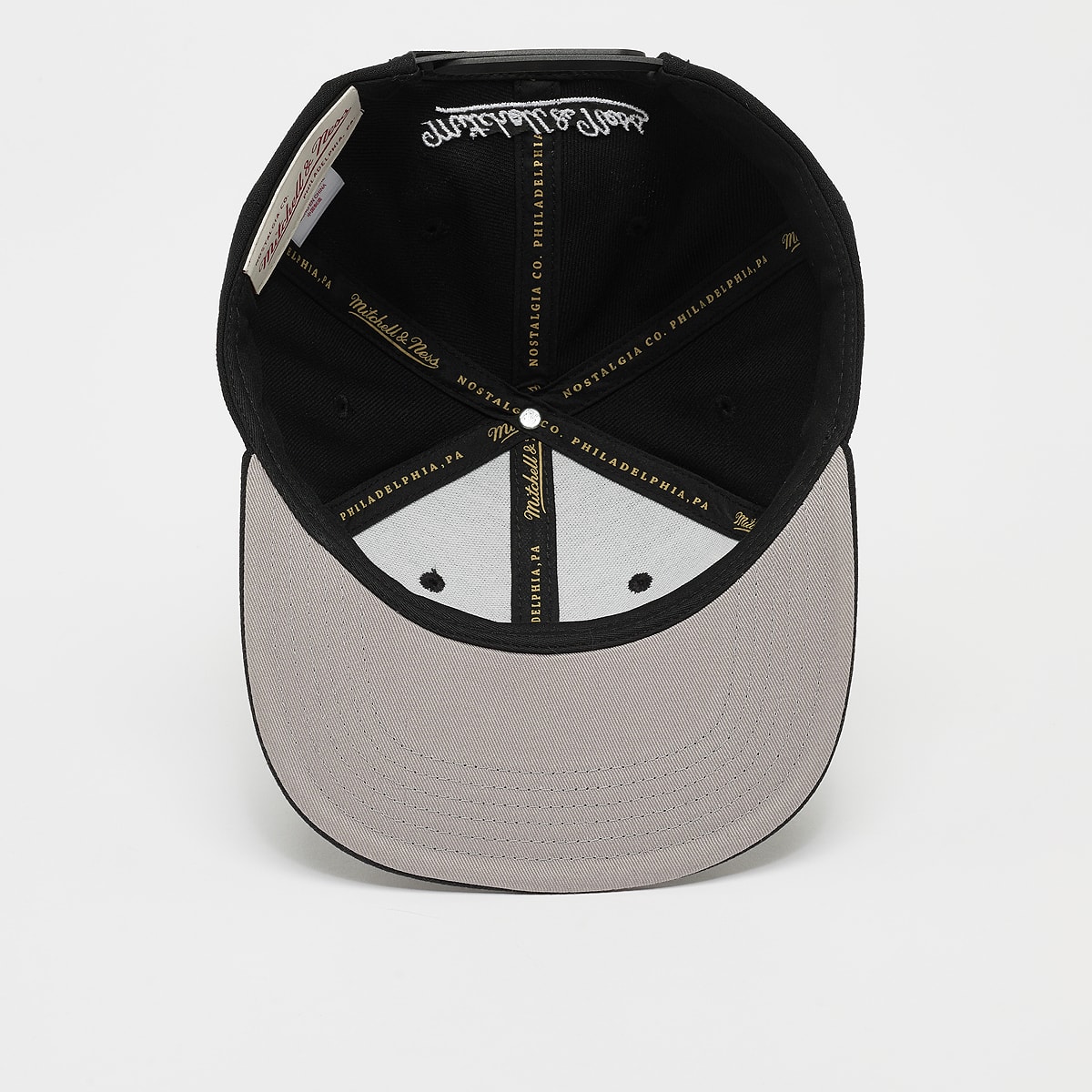 Mitchell & Ness XL Logo Snapback Chicago Bulls unisex Caps zwart Maat ONE SIZE Accessoires