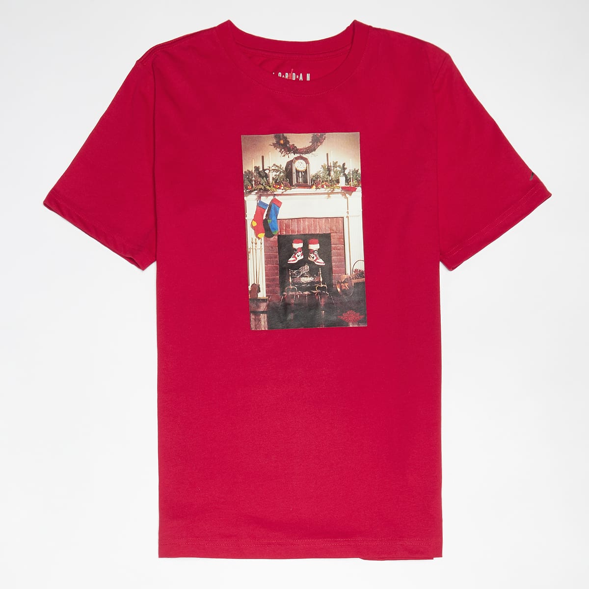 Jordan, Air Jordan Eighty Five Crew Short Sleeve Tee, red