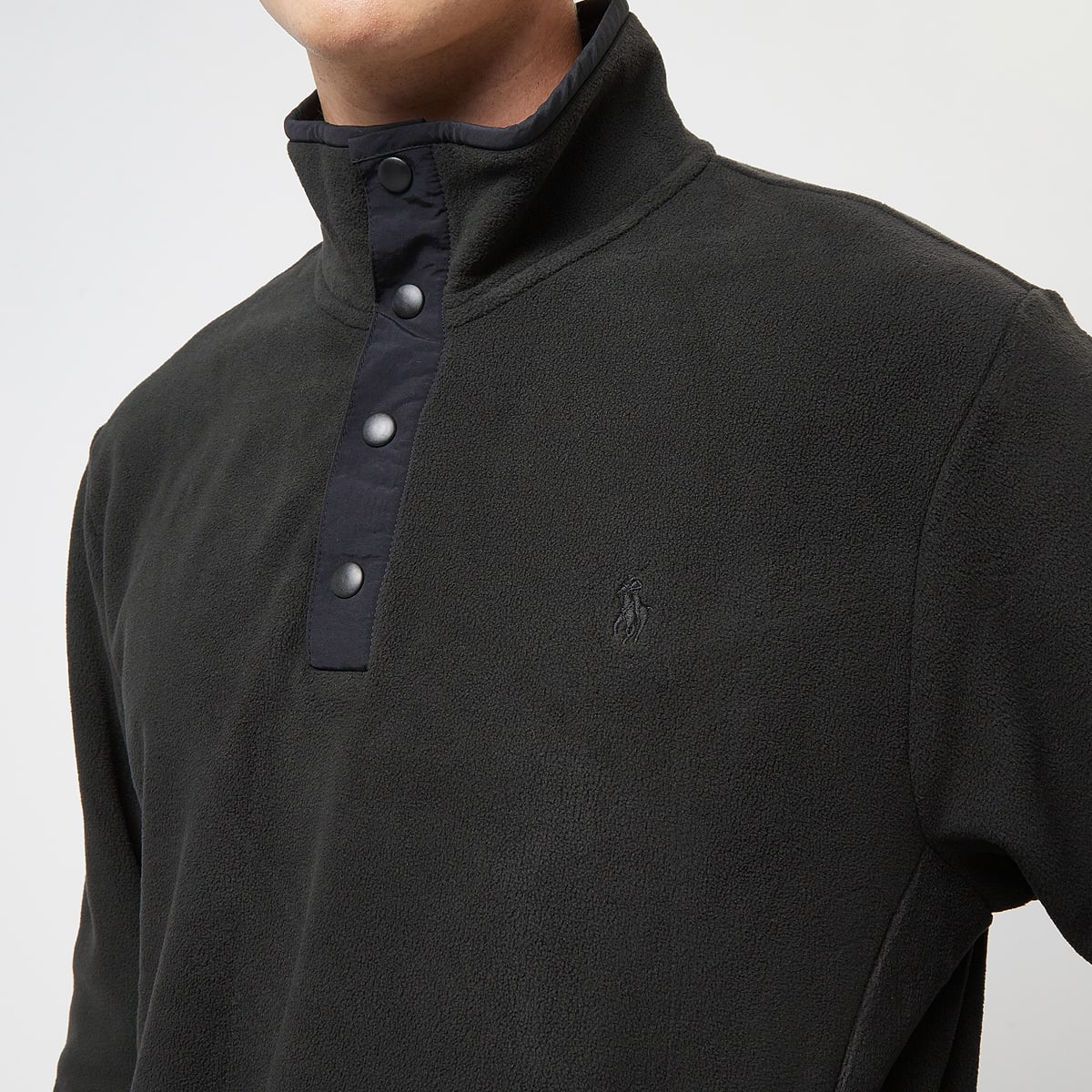 Polo Ralph Lauren Long Sleeve Sweatshirt men Longsleeves zwart Maat S Kleding
