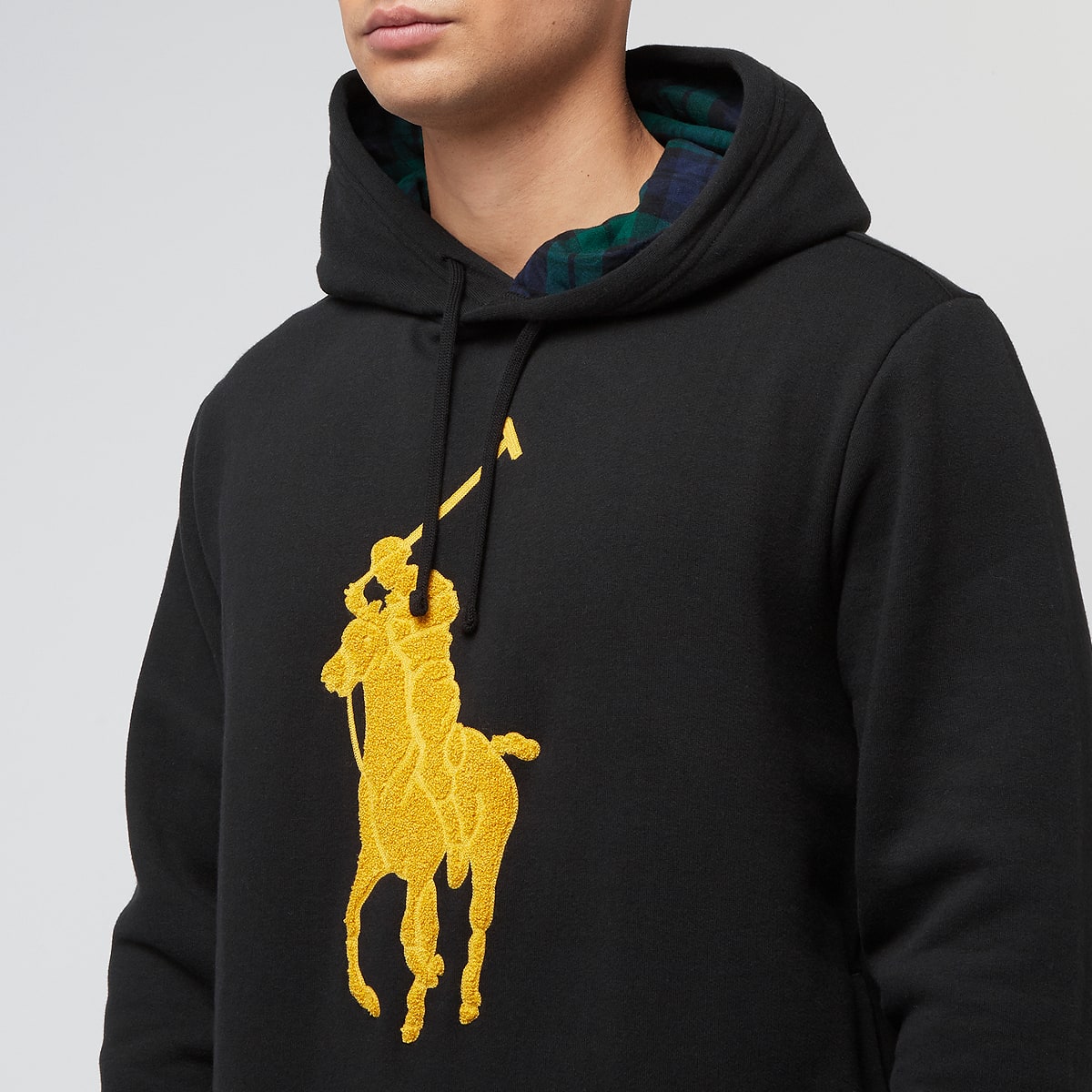 Polo Ralph Lauren Long Sleeve Hooded Sweatshirt men Hoodies & Sweaters zwart Maat S Kleding