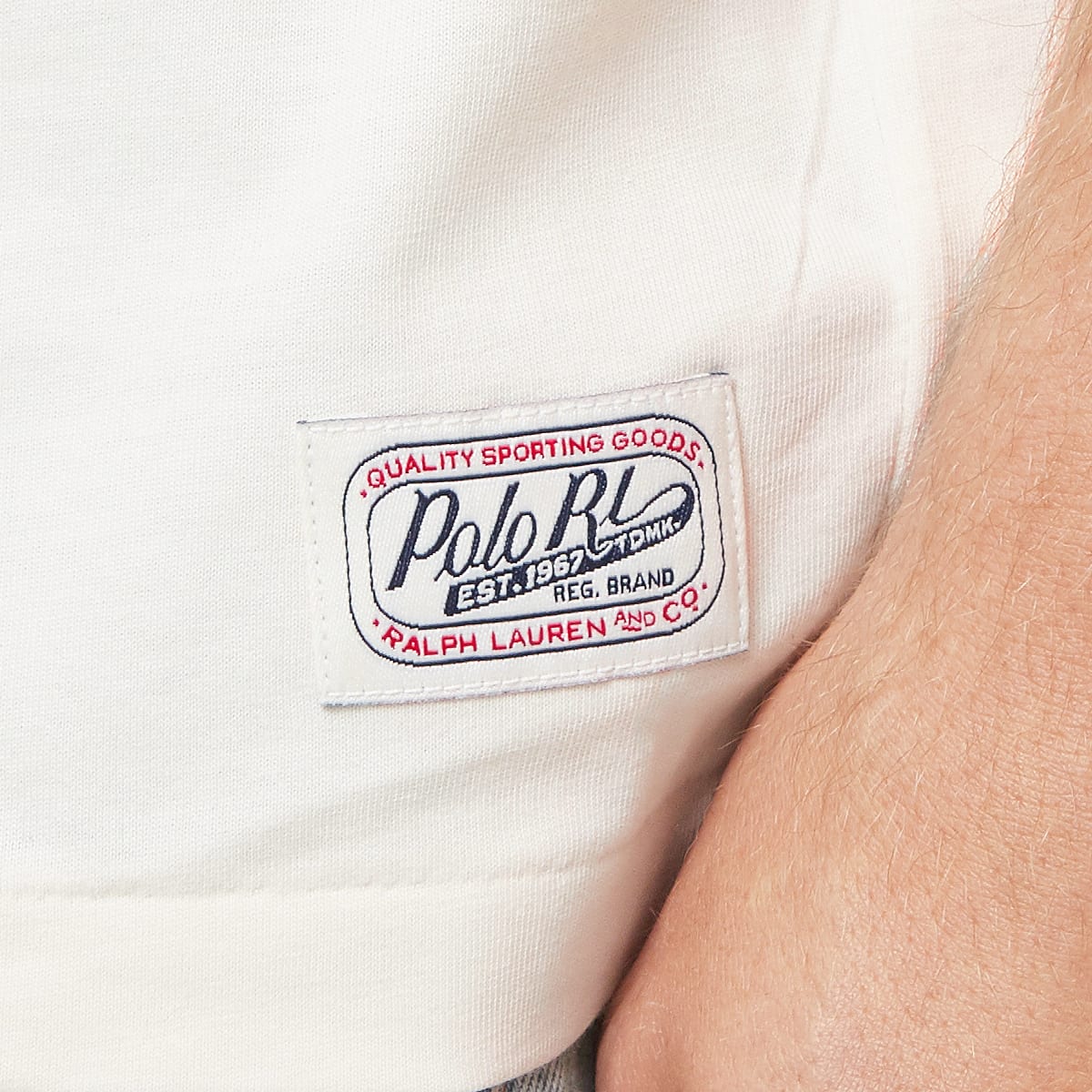 Polo Ralph Lauren SSCNCLSM1-Short Sleeve-T-Shirt T-Shirts & Polo's in beige formaten: XL