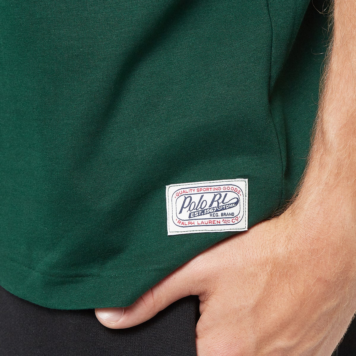 Polo Ralph Lauren Short Sleeve T-Shirt men T-Shirts & Polo's groen Maat S Kleding