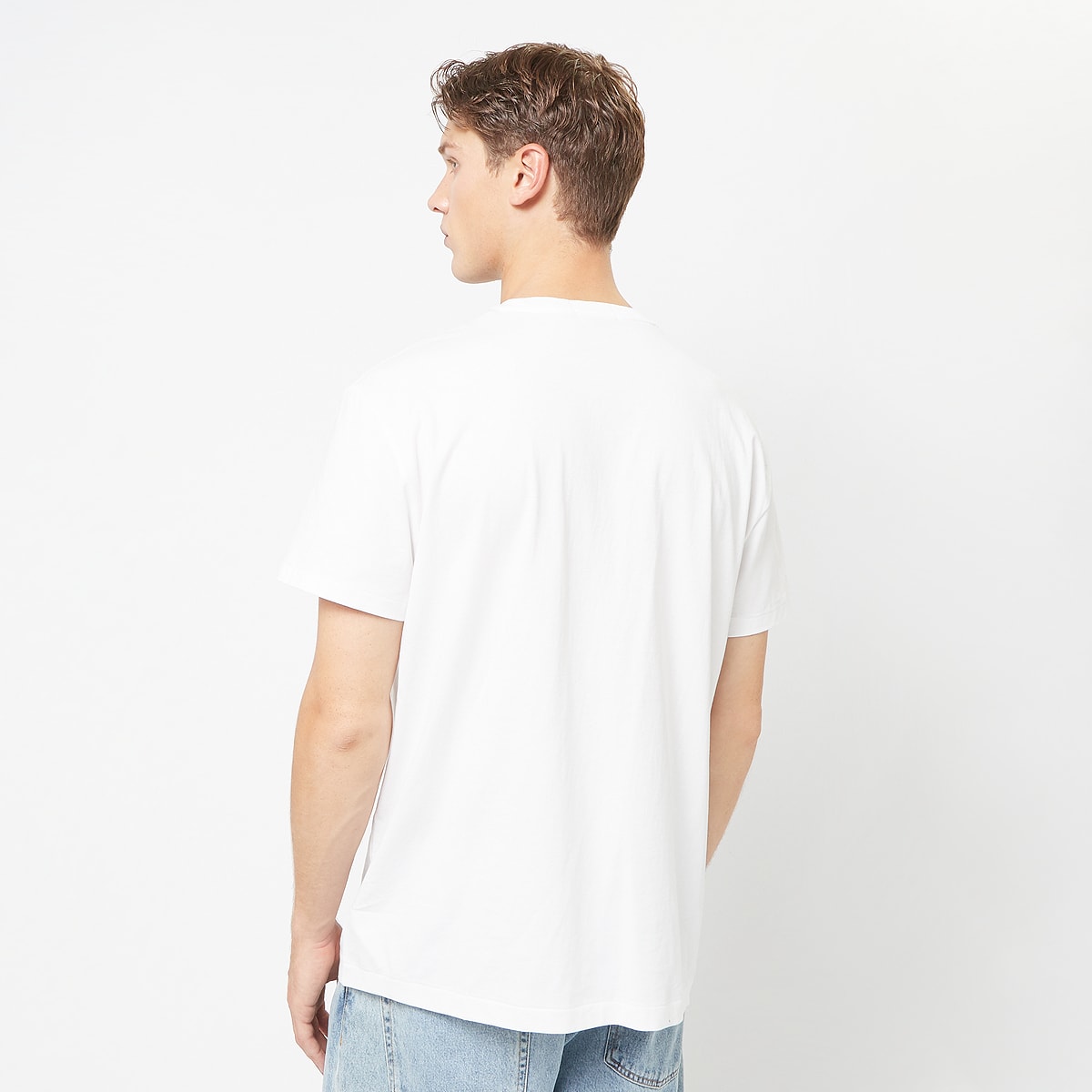 Polo Ralph Lauren SSCNCLSM1-SHORT SLEEVE-T-SHIRT f24 white denim bear men T-Shirts & Polo's wit Maat L Kleding
