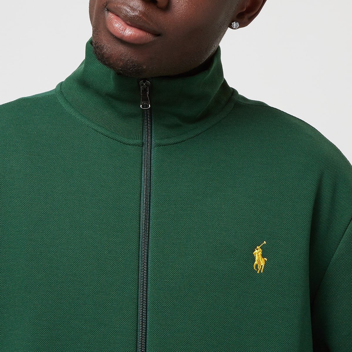 Polo Ralph Lauren Long Sleeve Fullzip Sweatshirt Tussenseizoensjassen in groen formaten: L