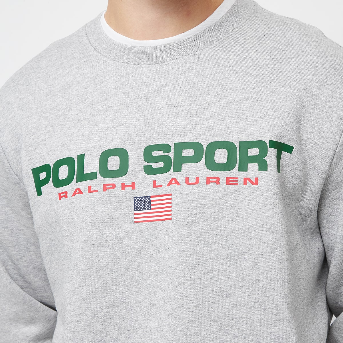 Polo Sport Ralph Lauren Long Sleeve Knit men Hoodies & Sweaters grijs Maat S Kleding