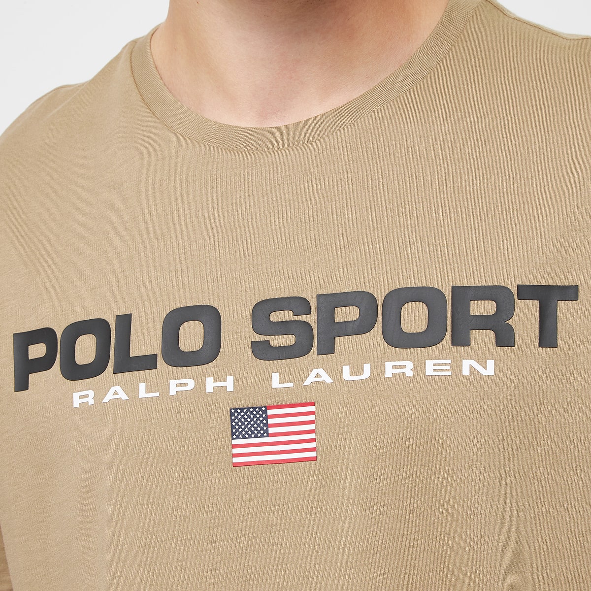 Polo Sport Ralph Lauren Short Sleeve T-Shirt T-Shirts & Polo's in beige formaten: S