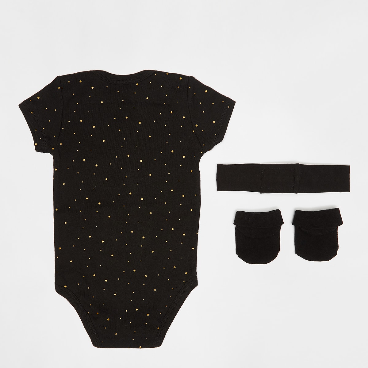 Jordan 1st Baby Blue Box Set (3 Piece) unisex Rompers & Sets zwart Maat 0M-6M Kleding