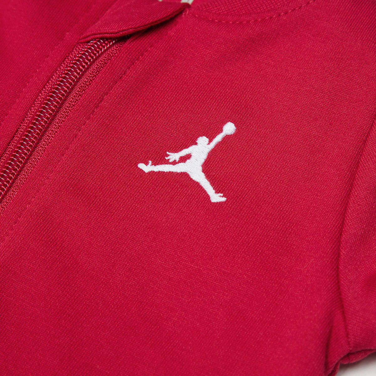 Jordan Jumpman Footed Coverall Baby Rompers & Sets in rood formaten: 3 M