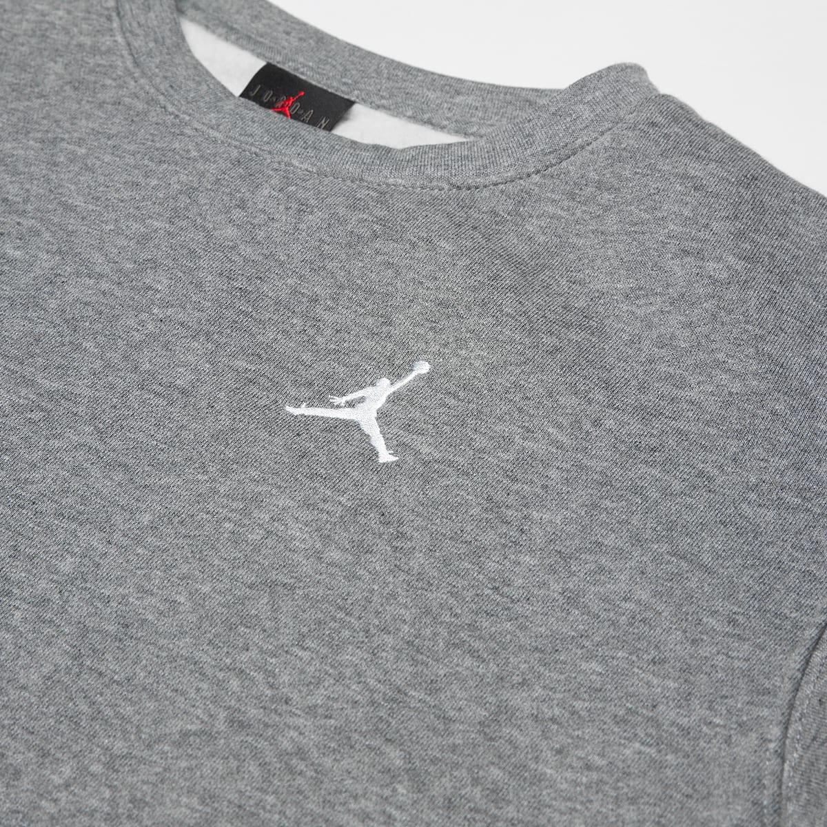 Jordan Brooklyn Fleece Essential Crew unisex Hoodies & Sweaters grijs Maat 128-132 Kleding