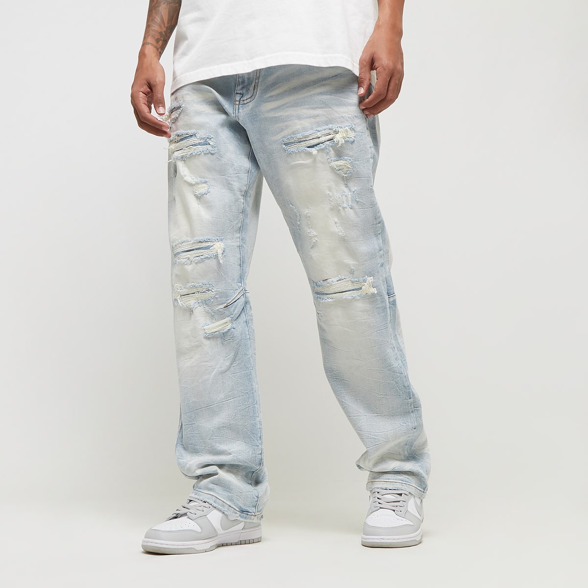 Smoke Rise Heavy R&R w Lighting Eect Jeans Spijkerbroeken in blauw formaten: 36