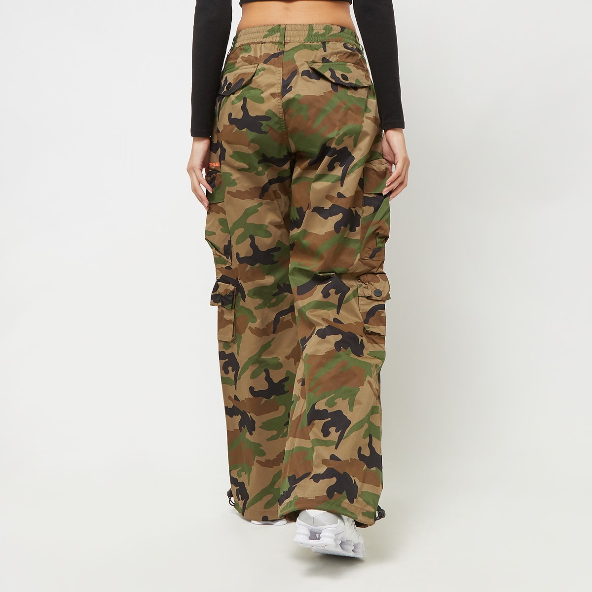 Smoke Rise Wid Leg Pants women Cargobroeken camouflage Maat XS Kleding