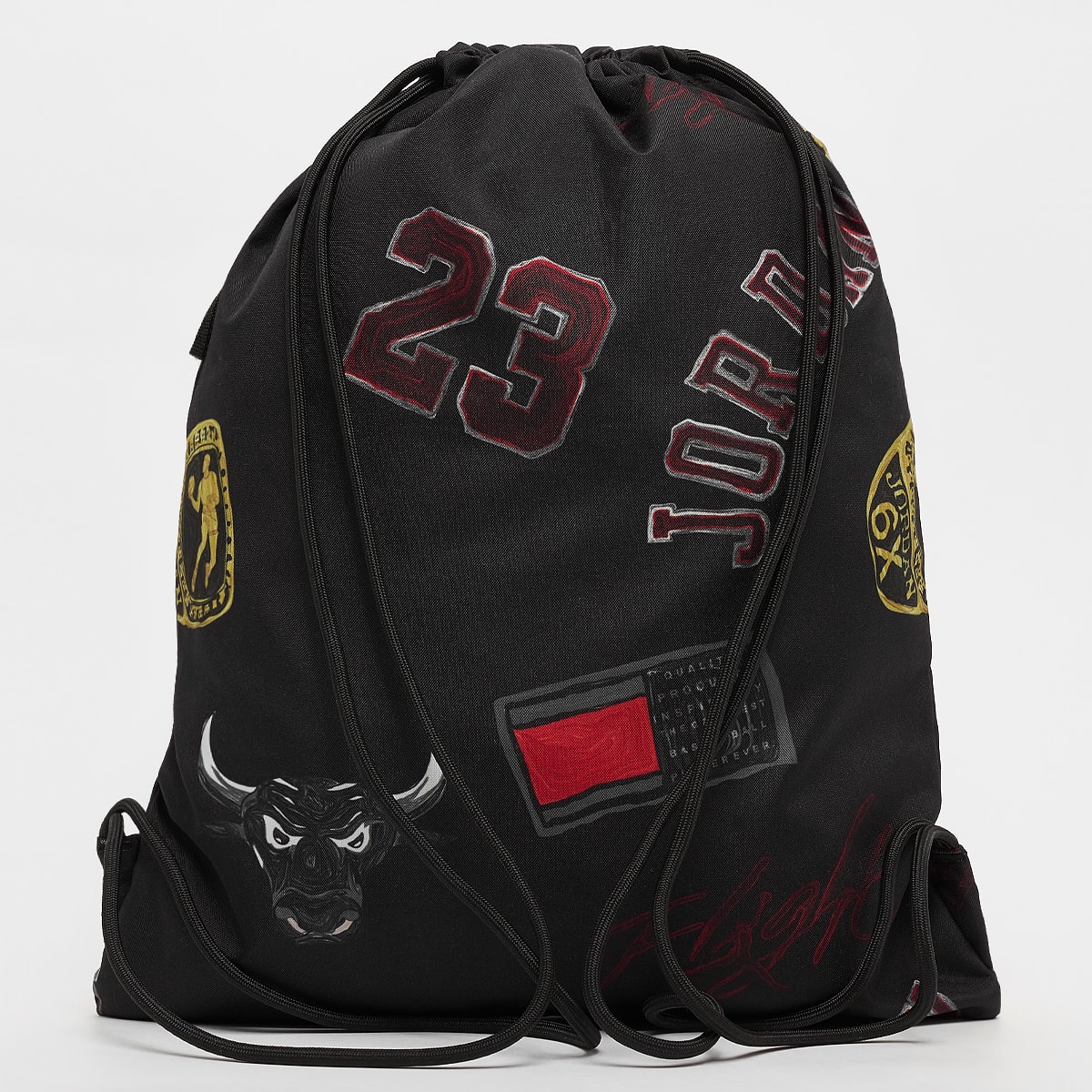 Jordan Jan Jersey Gym Sack Sporttassen & Gymbags in zwart formaten: ONE SIZE