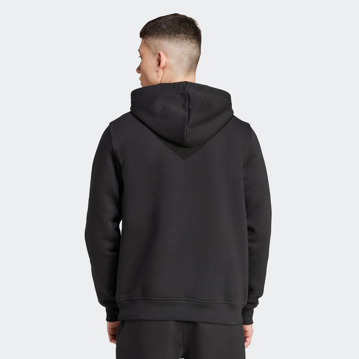 adidas Originals Trefoil Essentials Hoodie men Hoodies & Sweaters zwart Maat S Kleding