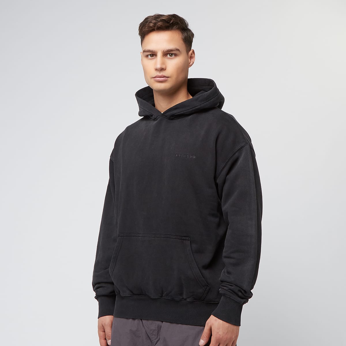 Pegador, Logo Oversized Hoodie, black