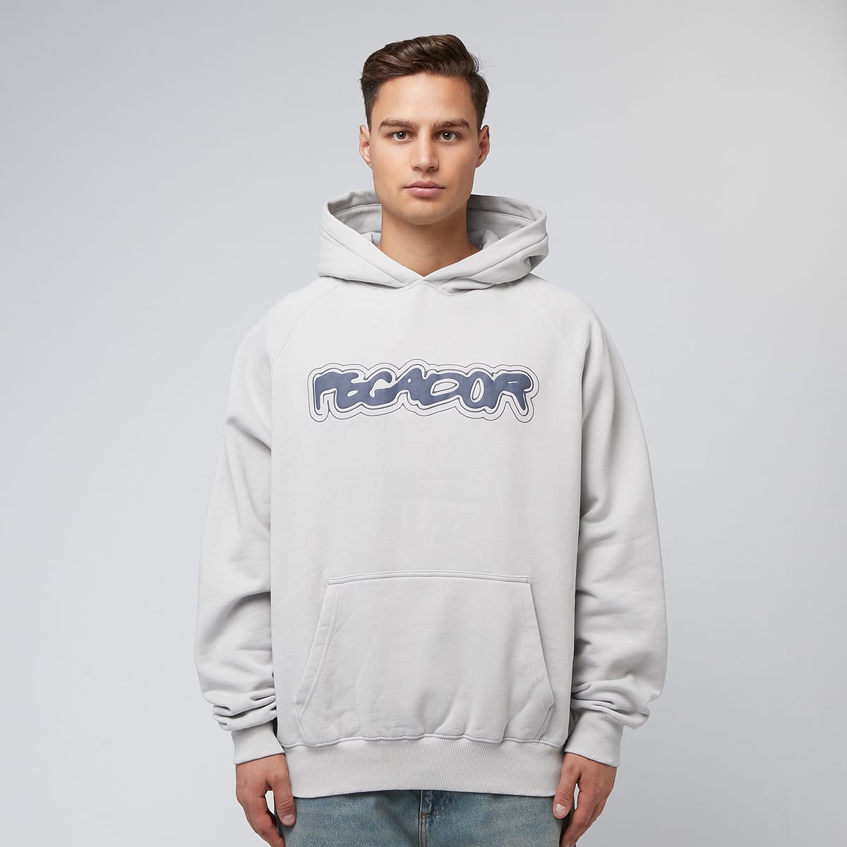 Pegador, Anclar Oversized Raglan Hoodie, grey