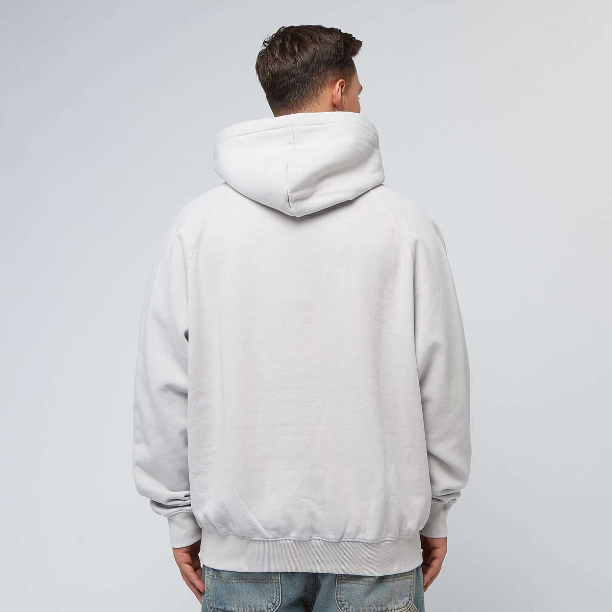 Pegador Anclar Oversized Raglan Hoodie Men Hoodies & Sweaters grijs Maat S Kleding