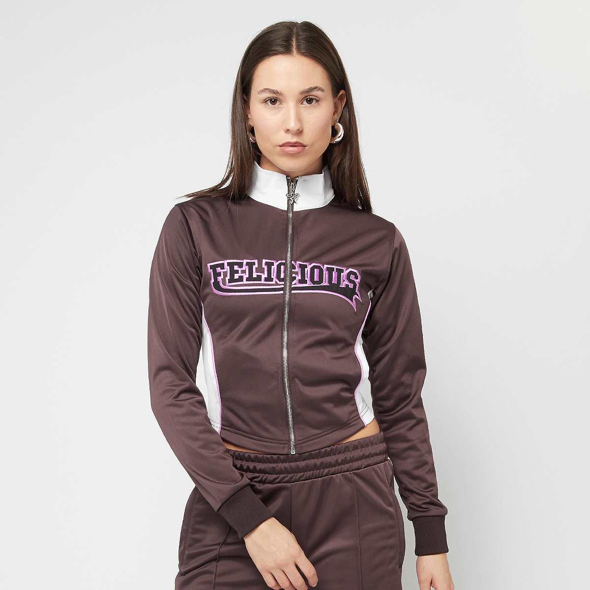 Felicious, Track Jacket, brown