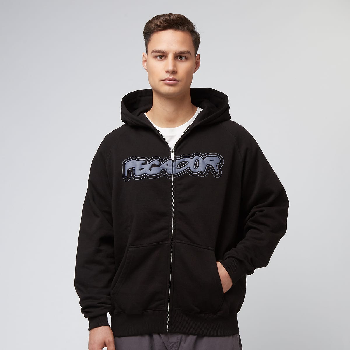 Pegador Anclar Oversized Raglan Sweat Jacket Hoodies & Sweaters in zwart formaten: XL