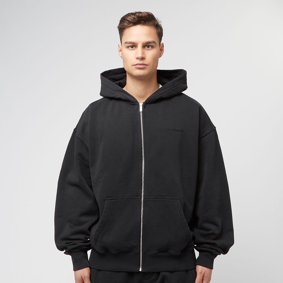 Pegador, Logo Oversized Sweat Jacket, black