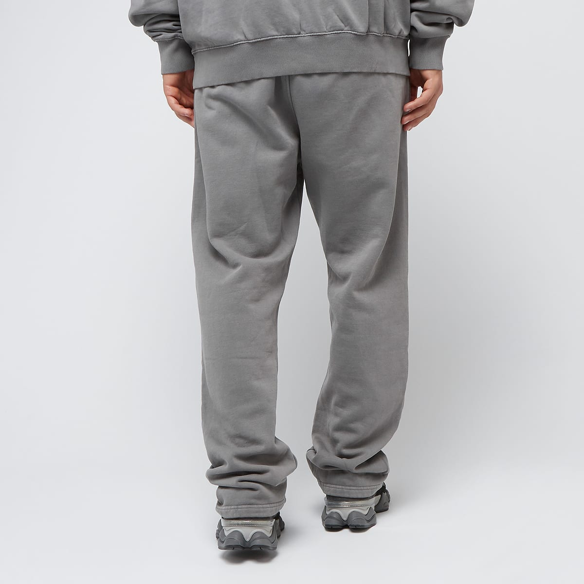 Pegador Logo Wide Sweat Pants Men Trainingsbroeken grijs Maat S Kleding