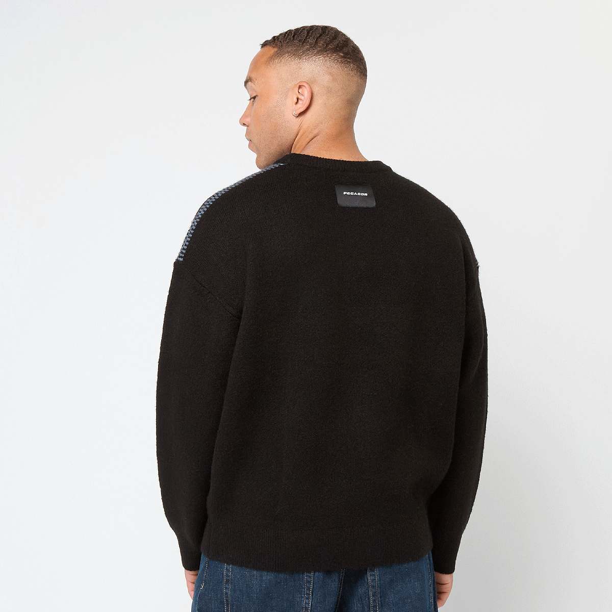 Pegador Tripole Oversized Kni Sweater Kleding in zwart formaten: S