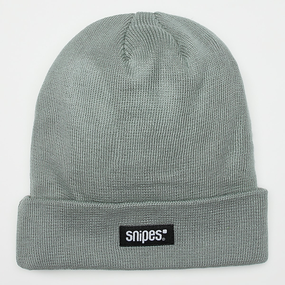 SNIPES, Woven Basic Logo Beanie, grey