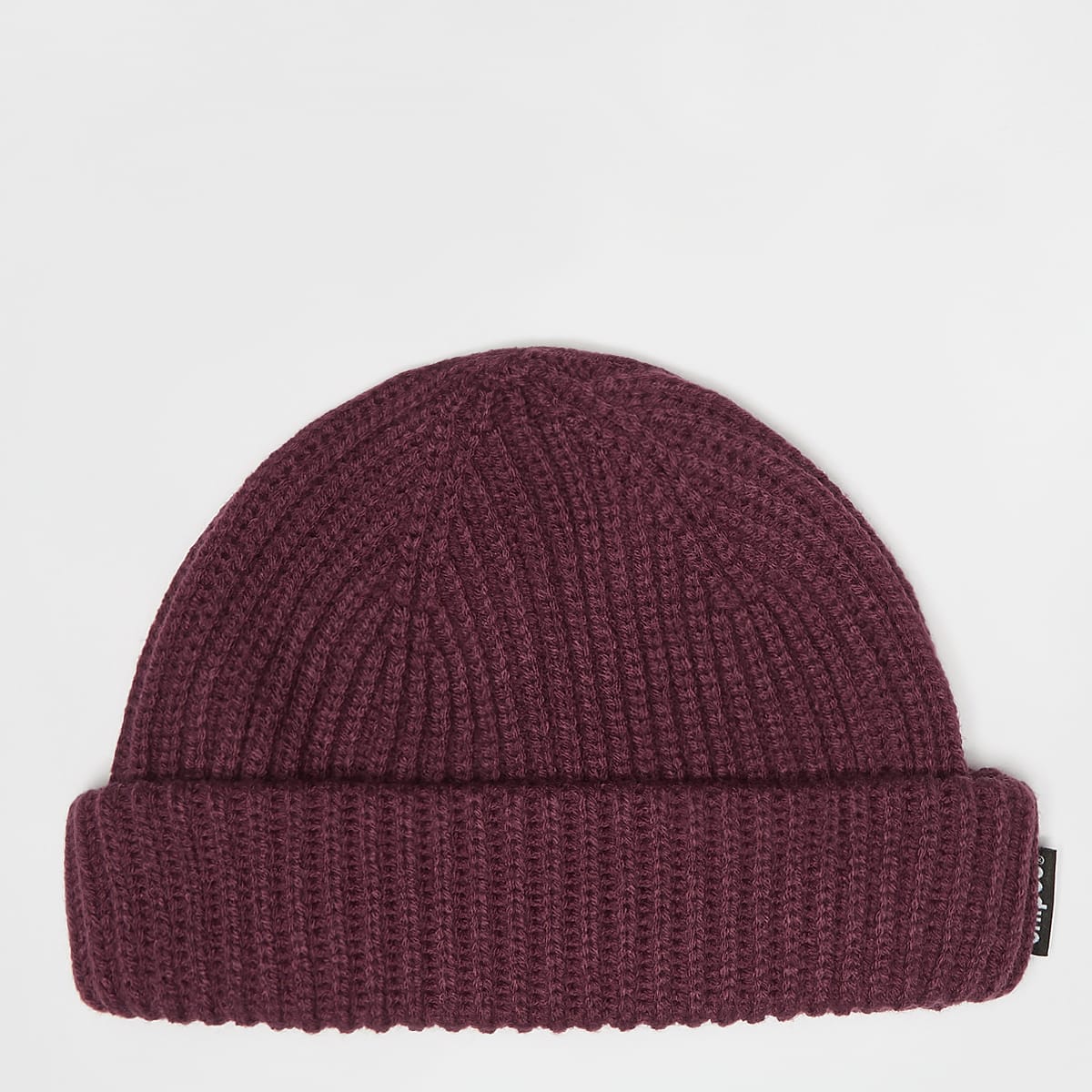 Snipes Woven Flag Label Basic Fisherman Beanie aubergine — photo 2