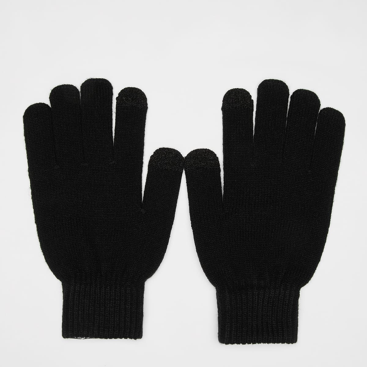 Snipes Woven Basic Logo Knitted Gloves black — foto 2