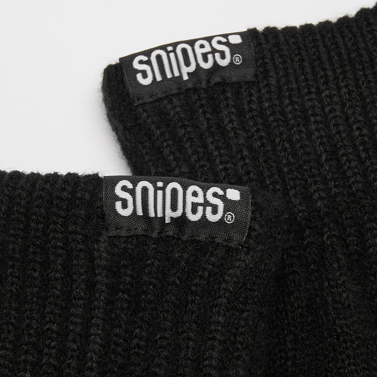 Snipes Woven Basic Logo Knitted Gloves black — foto 3