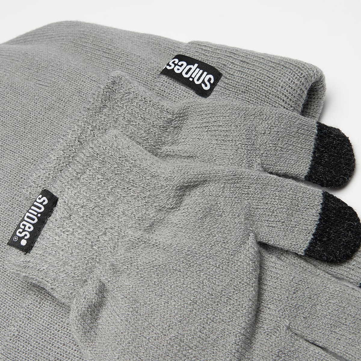 Nike Woven Label Basic Junior Knit Set grey unisex Mutsen grijs Maat 8Y-15Y Accessoires