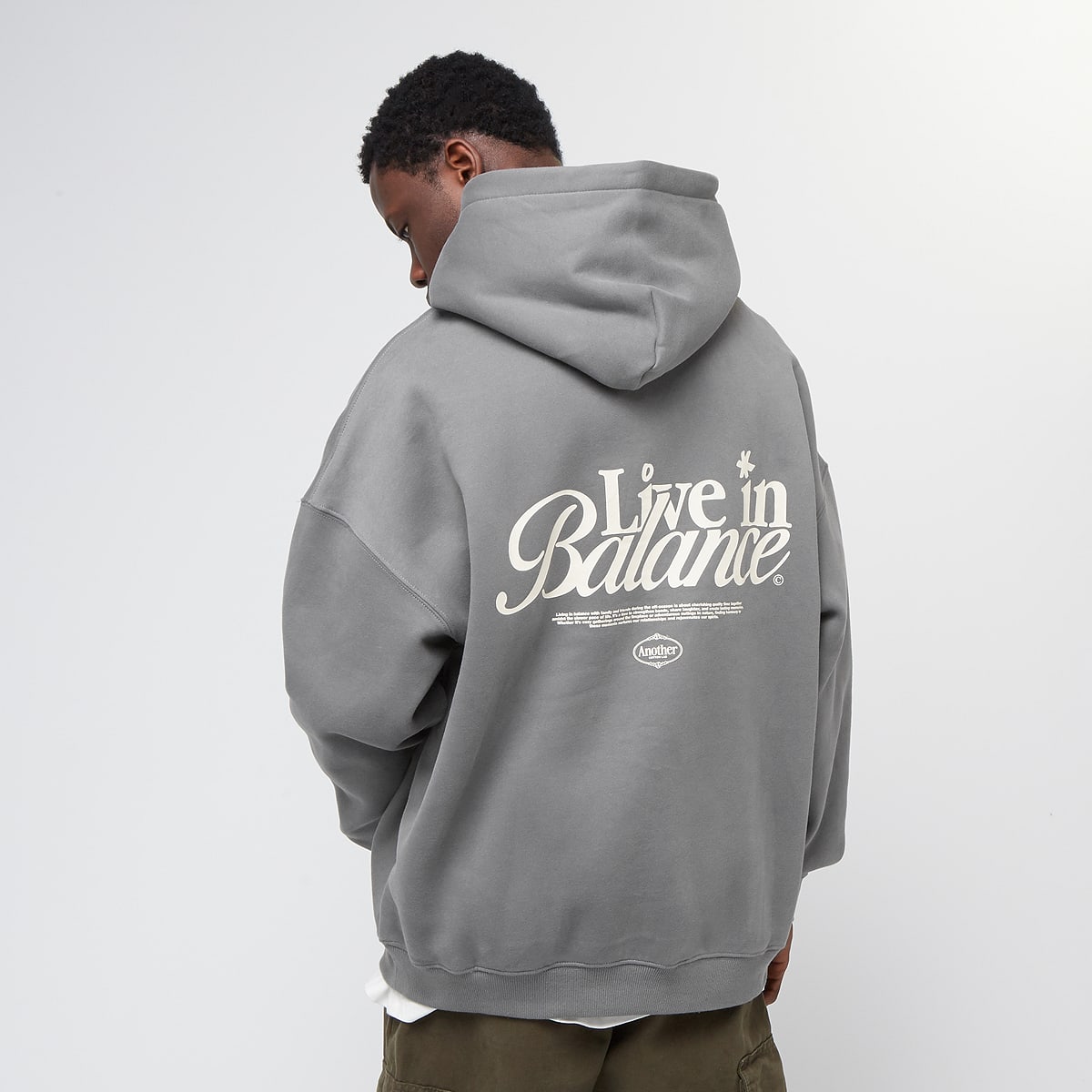 Selected, Another Cotton Lab, Live in Balance Heavy Oversized Hoodie, grey