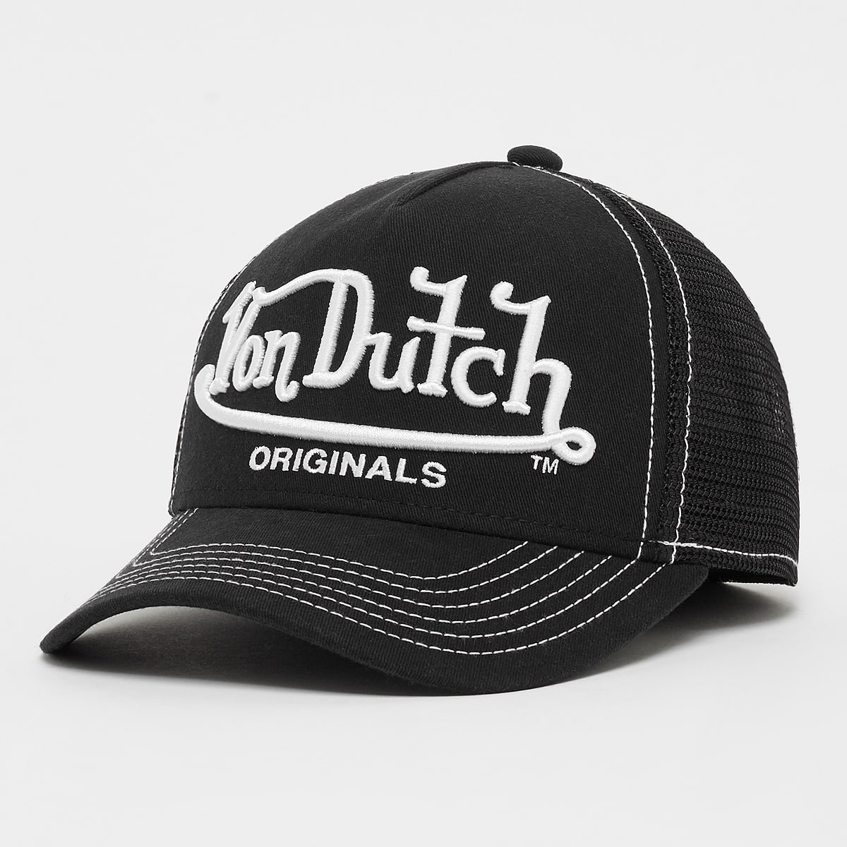 Von Dutch Originals Trucker Riverside Caps in zwart formaten: ONE SIZE