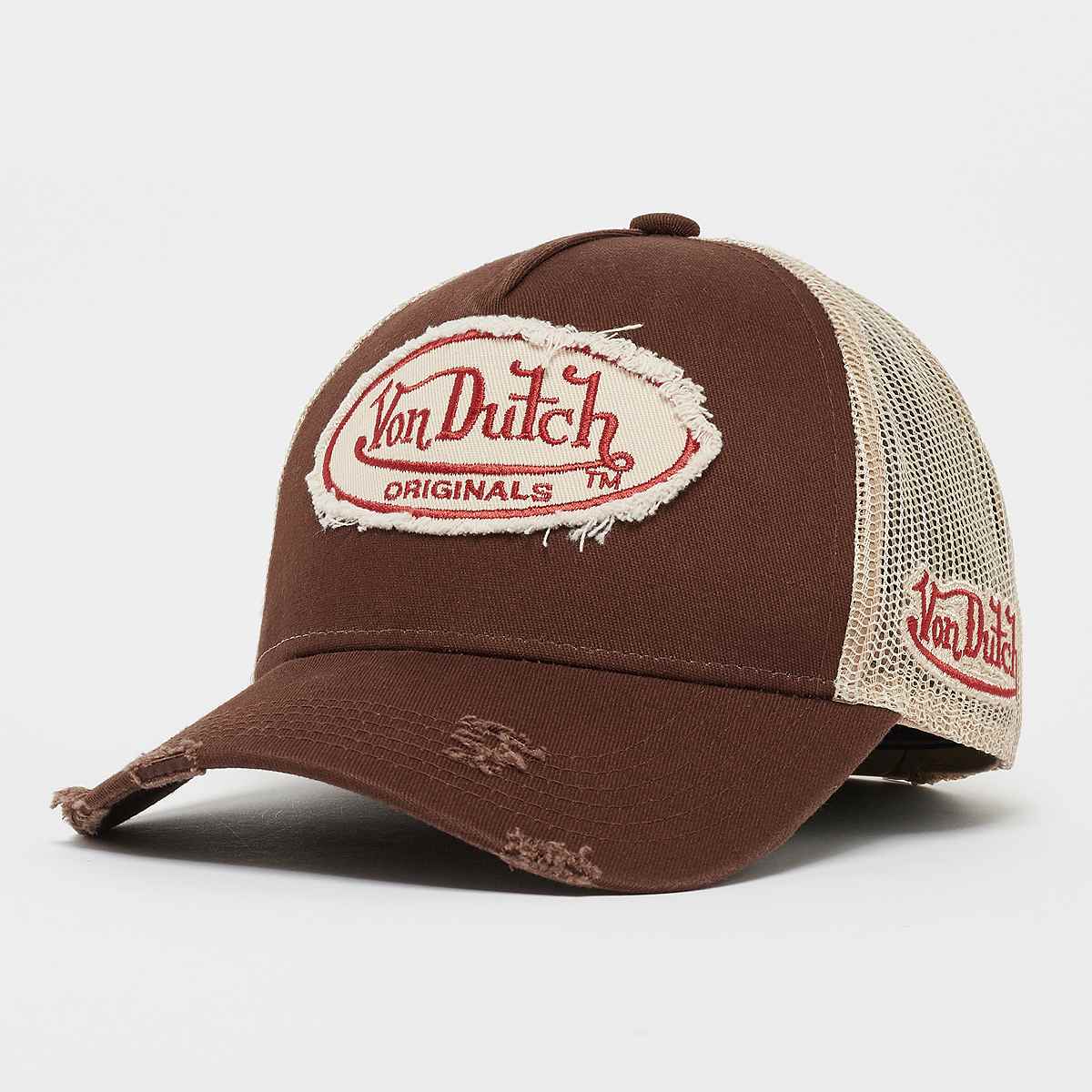 Von Dutch Originals Trucker Kalmar Caps in bruin formaten: ONE SIZE