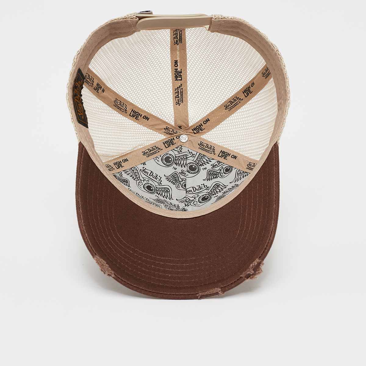 Von Dutch Originals Trucker Kalmar Caps in bruin formaten: ONE SIZE