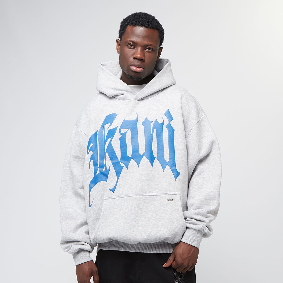 Karl Kani Puffy Kani Oversized Hoodie Hoodies & Sweaters in grijs formaten: XL