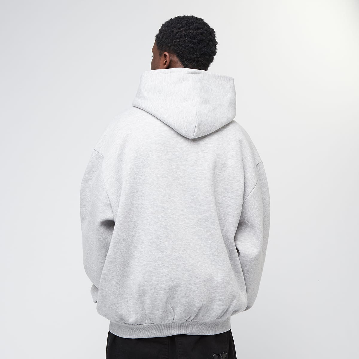 Karl Kani Puffy Oversized Hoodie Men Hoodies & Sweaters grijs Maat S Kleding