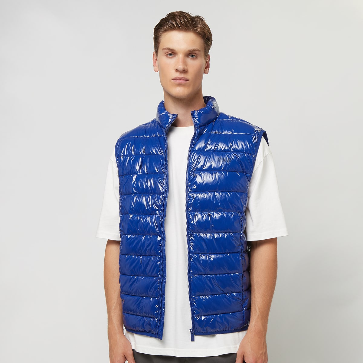 SNIPES, Small Logo Light Puffer Vest, blue
