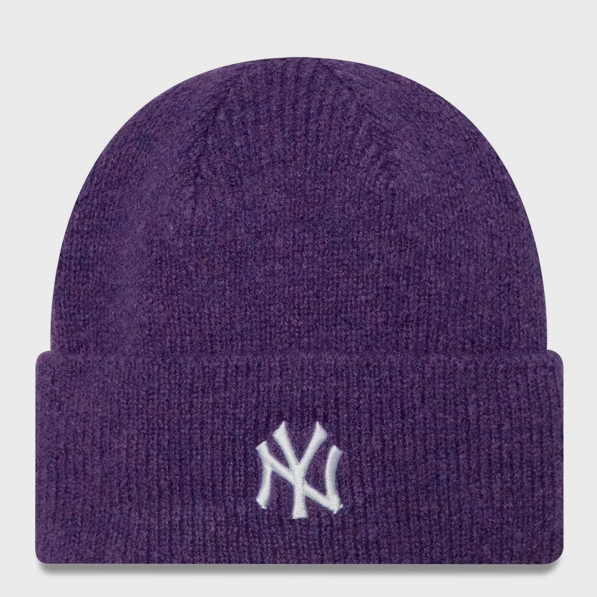 New Era, Female Wide Cuff Beanie MLB New York Yankees, purple