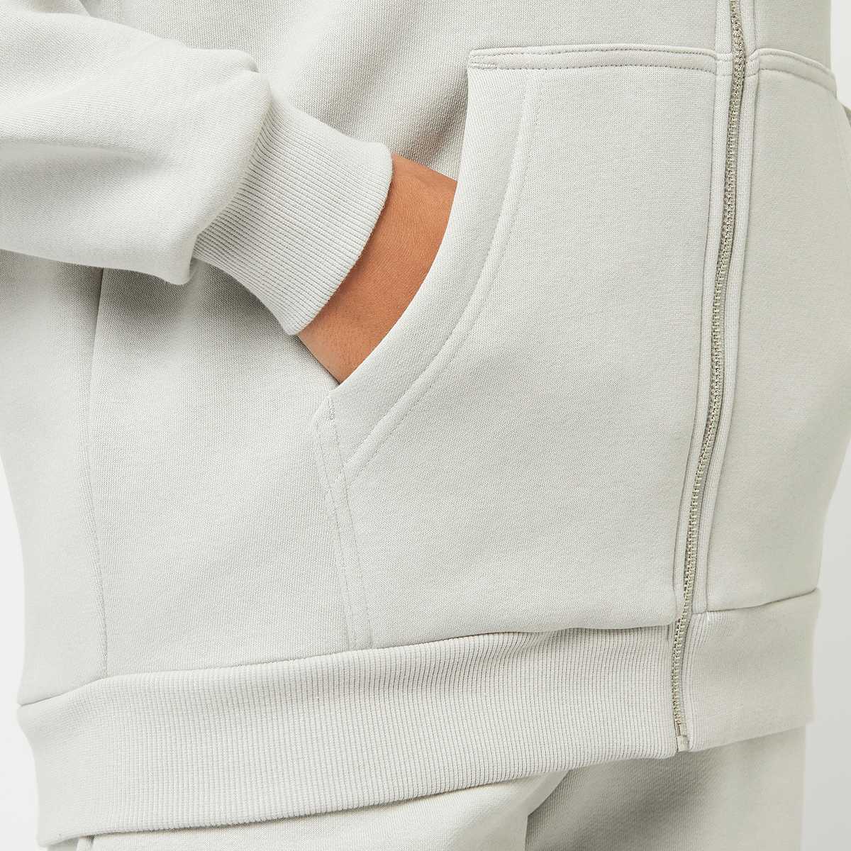 Urban Classics Fluffy Zip Hoody Women Hoodies & Sweaters grijs Maat XS Kleding