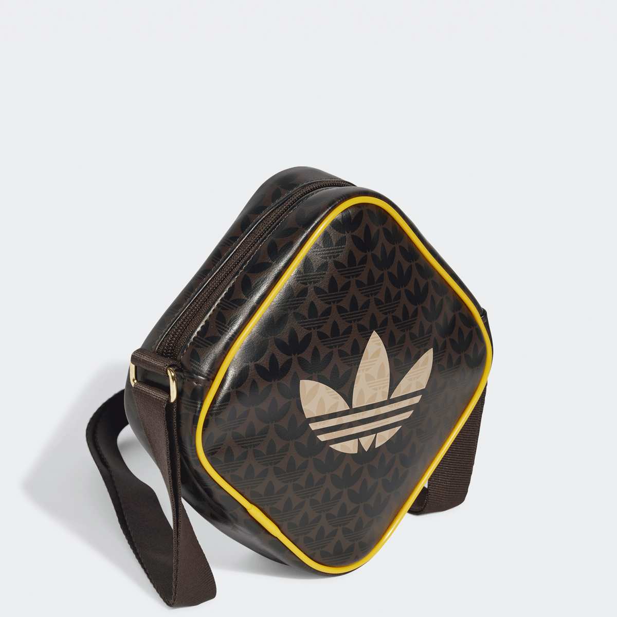 adidas Originals Monogram Mini Diamant Tas unisex Schoudertassen bruin Maat ONE SIZE Accessoires